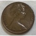 AUSTRALIA 1979 . TWO 2 CENTS COIN . FRILLED NECK LIZARD
